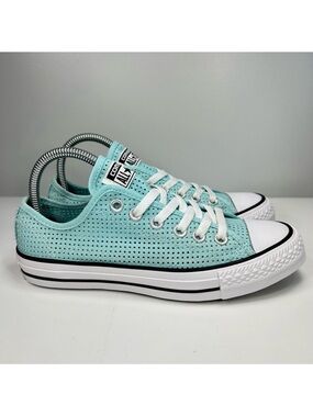 Converse Chuck Taylor AllSTR Perforated Turquoise Aqua Shoe Sneaker Women Size 7